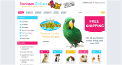 Desktop Screenshot of exotiques.com.au